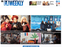 Tablet Screenshot of laweekly.com